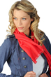 Cashmere & Seta accessori scialli scarva rosso corallo vivo 170x25cm
